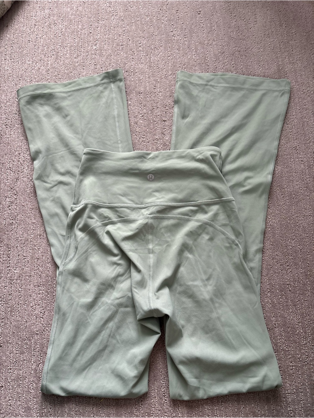 lululemon athletica Sage Green Boot Cut Flare Pants